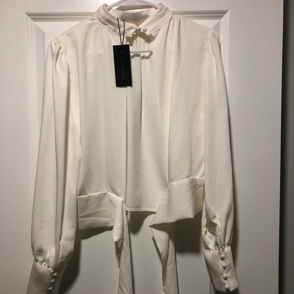 White dynamite blouse - Picture 4 of 5